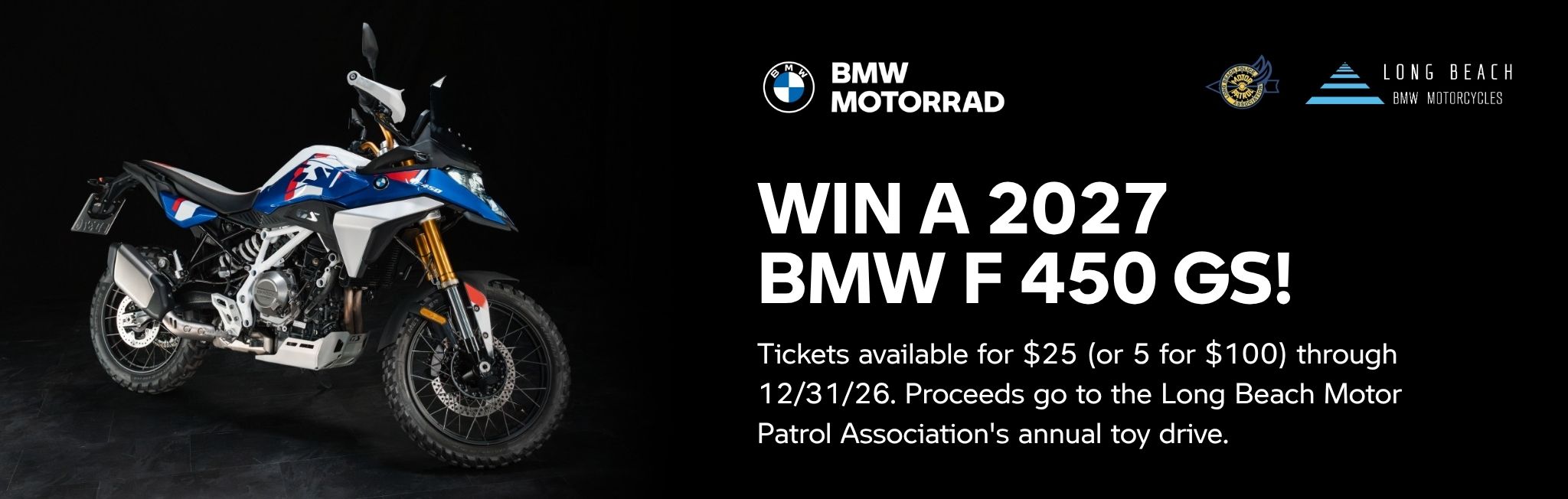 Win A 2027 BMW F 450 GS