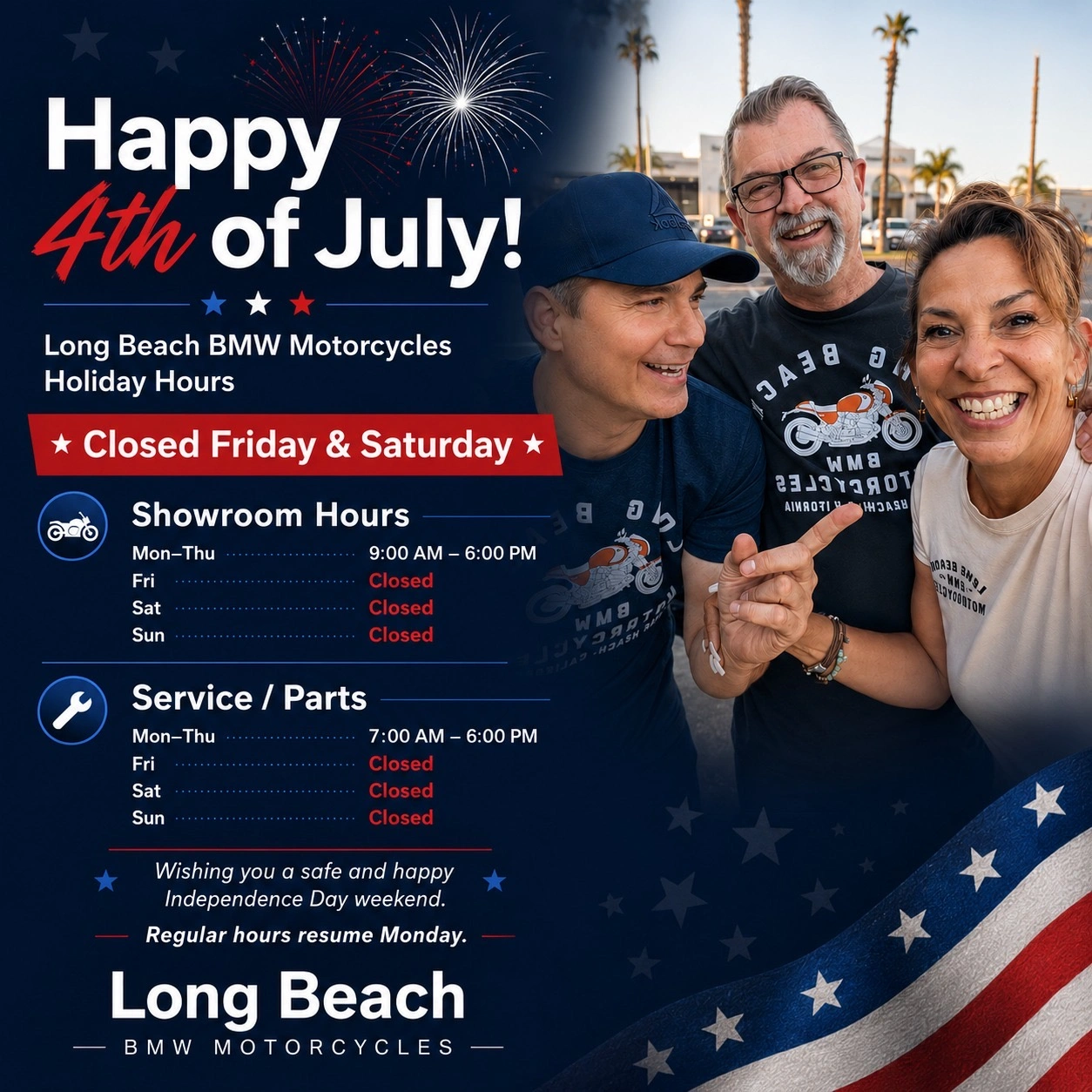 July 4th Sales Event at Long Beach BMW