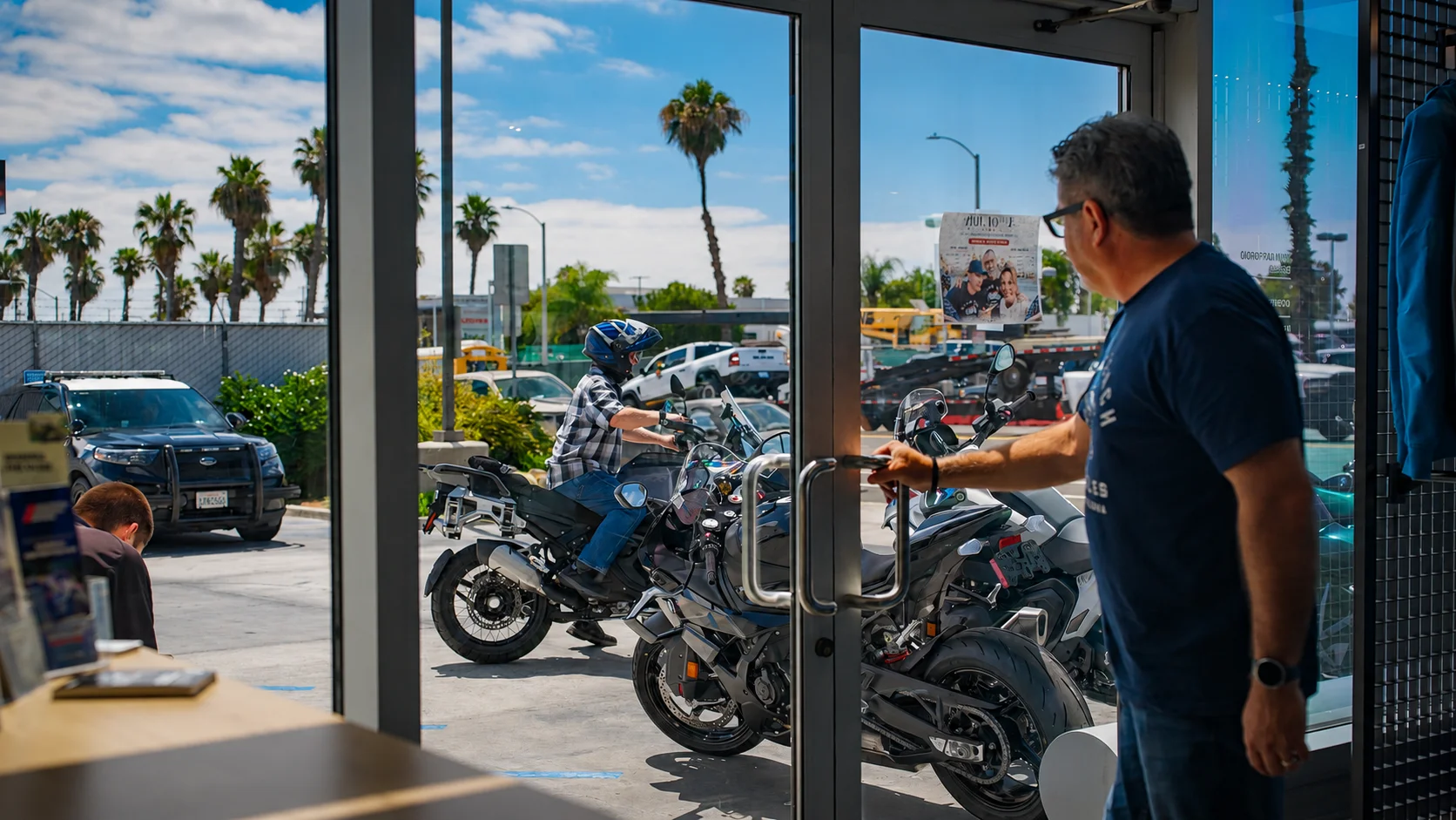 motorcycle shop